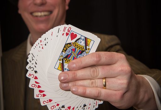 Magic Mad Hatter at Alice in Wonderland event in Nottingham Magic Mad Hatter